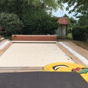 Terrasse piscine spa en mélèze