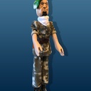 Des marionnettes représentatives de diverses professions