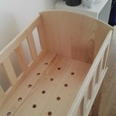 Berceau pour bébé en frêne