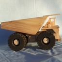 Camion minier volumineux.