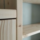 Bibliothèque en sapin