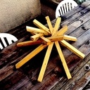 Toit Mandala ou toit réciproque