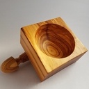 Mortier et pilon en olivier