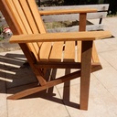 Fauteuil de jardin bicolore