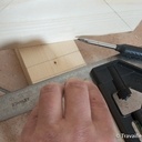 Un sapin de Noël en bois