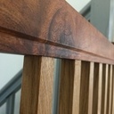 Barrière enfant sur roulettes pour escalier