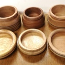 Boite avec couvercle fileté