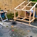 Niche pour couple de chiens