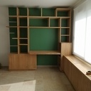 Bureau, bibliothéque, meuble bas