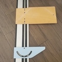 Guide de coupe d'équerre pour rail de guidage ET guide angulaire