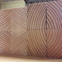 Duo de tables sur son lit de douglas et sa sauce au brou de noix