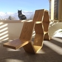 Etagère nid d'abeille