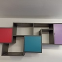 Etagère avec 3 portes