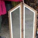 la fenêtre d'origine... les traverses avaient été enlevées pour mettre un double vitrage.