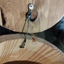 Poubelle avec les chutes