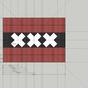 Drapeau déco Amsterdam