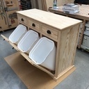 Petit meuble de rangement pour le linge sale