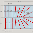 Plan d étude pratique d escalier une volée demi tournant à gauche rampe sur rampe