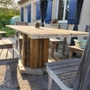 Nouvelle table de jardin