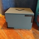 Boite en mdf peinte .