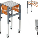 2 convoyeurs à rouleaux extensibles Bora PM-2700 — manutention, chargement, sortie de machine