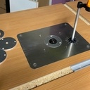 DXF Plaque défonceuse sous table TRA001