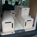 Aménagement camion / caisses modulables.