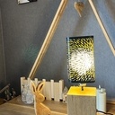 Lampe charpente à poser