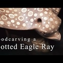 Sylvain Gauthier sculpte une raie aigle