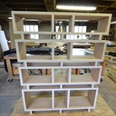 Bibliothèque Baubuche Bi-Faces (Chants 2 couleurs)