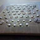 4 vis de fication de la plaque en laiton