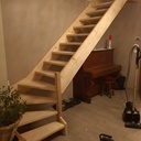 Escalier provisoire à bas coût...