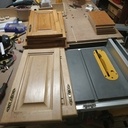 Table de nuit bois métal #récupération