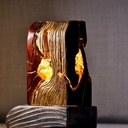 Lampe "magma en fusion"
