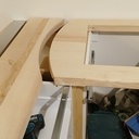 Plan de travail de cuisine en frêne