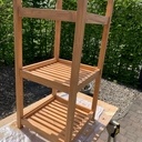 Petit meuble porte essuies pour salle de bain