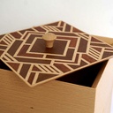 Boite et marqueterie
