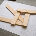 Pré-assemblage à plat, coté gauche