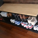 Meuble d'entrée a chaussures
