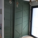 Ensembles coulissants art géométrique