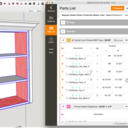 All parts in correct group, thickness 23/32"