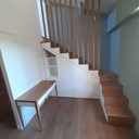 Placard escalier avec son bureau
