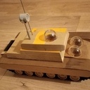 Char lunaire Tintin : "On a marché sur la lune"