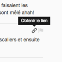 Obtenir le lien direct vers un commentaire