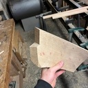 Maquette de limon d'escalier courbe