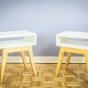 Table de chevet au style scandinave
