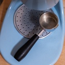 Manche de percolateur et machine à "piston" en bois du démon