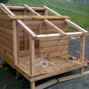 Niche pour couple de chiens