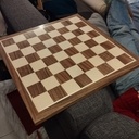 Échiquier en marqueterie