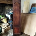 La partie basse restaurée et cirée